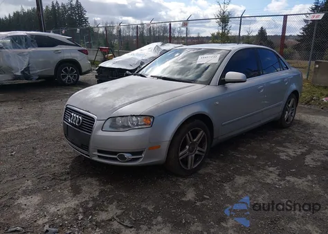 2007 Audi A4 2.0T z USA, uszkodzony, nr VIN WAUDF78E87A206922